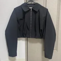 【新品未使用】ZARA ショートジップアップジャケットMサイズ