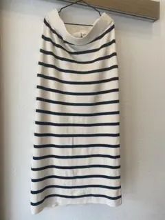 H&M ボーダータイトスカート　新品未使用