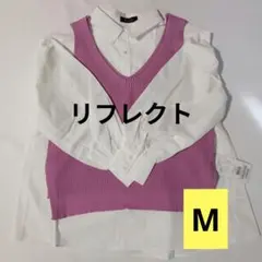 【セット服】キャミベスト ブラウス M リフレクトのサムネイル