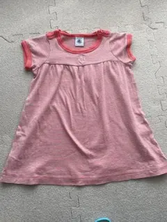 プチバトー　PETIT BATEAU  ワンピース　6m/67cm