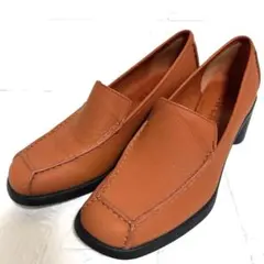 【カンペール】MEDAオレンジ　本革レザー23㎝　美品のサムネイル