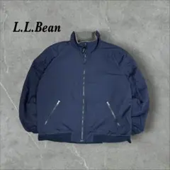 26]90s-00sエルエルビーン刺繍ロゴ ウォームアップナイロンジャケット古着