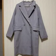 グレイル　GRL 新品　未使用　パープルダブルボタン チェスターコート