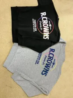 RODEO CROWNS ロデオクラウン 120.140㎝　グレー　黒トレーナー