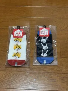 キッズ靴下 動物キャラクター2足セット