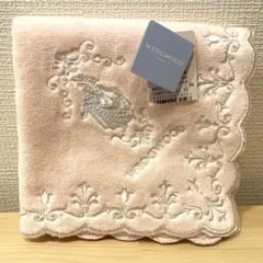 【新品】WEDGWOOD ウエッジウッド タオルハンカチ ピンク