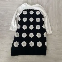 petit main 花柄ワンピース 100cm