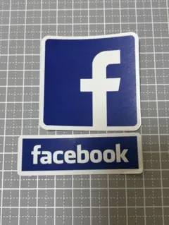 防水ステッカー　Facebook 2枚まとめ売り