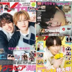 月刊TVガイド、月刊ザ 、TVfan宮舘涼太以外 3冊セット