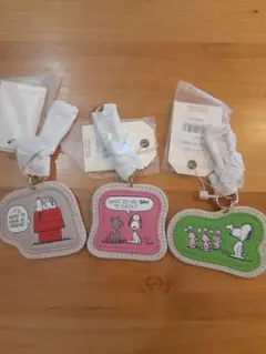 スヌーピーキーチェーン三種セット