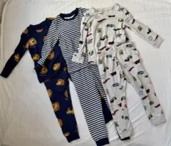 H&M パジャマ 3セット 100〜110cm 男の子 まとめ売り