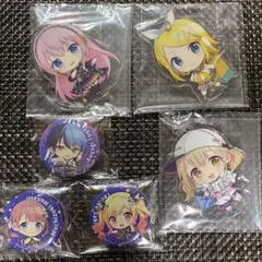 プロセカ　缶バッチ&アクリルキーホルダー
