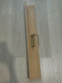 無印良品　壁に付けられる家具棚 オーク材突板 88cm ペーパーホルダー付のサムネイル