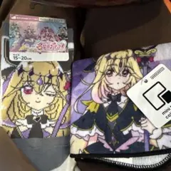 【新品未使用タグ付き】名探偵プリキュア キュアアルカナ シャドウ 靴下　ハンカチ