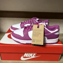 NIKE ダンク スニーカー ホワイト/パープル