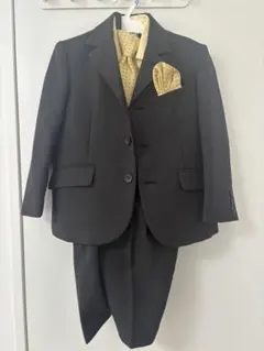 キッズ　男児　オリバーハウス　フォーマルスーツ ダークブラウン 110cm