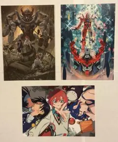 機動戦士ガンダム ジークアクス 入場者特典 イラストカード 3枚セット