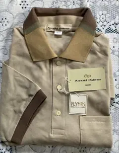 新品 Arnold Palmer 紳士ポロシャツ ベージュ Lサイズ　綿100%のサムネイル