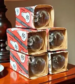 東芝 ミニクリプトン ワットプランター 電球 5個 60W系 KR100V54W