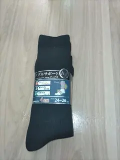 ハイソックス 4足セット 黒 24-26 cm 新品未使用