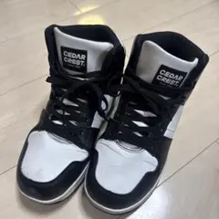 CEDAR CREST ハイカットスニーカー ブラック ホワイトのサムネイル