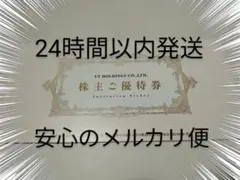 VTホールディングス株主優待券 1冊 キーパーラボ20%割引券他