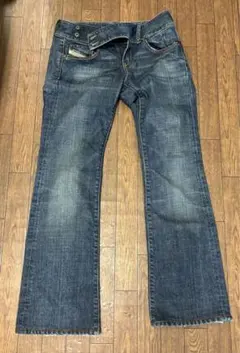 Diesel デニム フレアパンツ ダークブルー