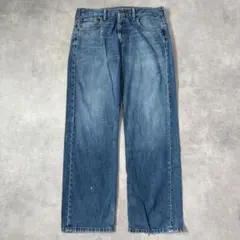 リーバイス569 Levis W32 ワイド バギー 青 古着 ヒゲ 22539 - メルカリ