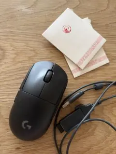 Logicool G PRO Wireless マウス本体マウスフィート付きのサムネイル