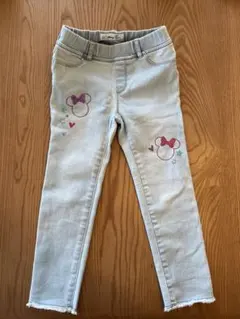 【✨美品✨】【値下げ】ギャップベビー　ディズニーデニムパンツ　110センチ