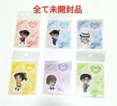 名探偵コナン アクリルスタンドセット カラフルはーと 6個　未開封品