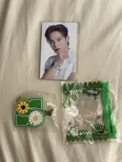 與那城奨　トレカ　ヘアピン　缶バッジホルダー