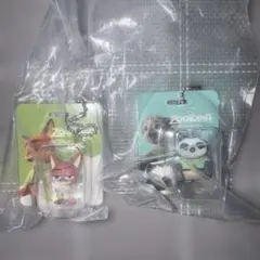 ズートピア ブリスターチャームコレクション　ニック　フラッシュ　セット