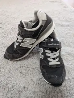 New Balance996スニーカー ブラック/グレー19.5cm