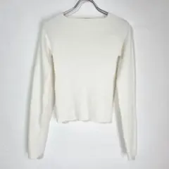 ⭐️良好⭐️ミウィビレット リブニット プルオーバー 長袖 トップス セーター