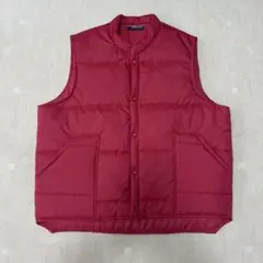 90s HolloWay 中綿ベスト USA製 Lサイズ 赤 デッドストック