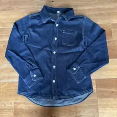 ꙳✧˖美品꙳✧˖デニム風長袖シャツ サイズ130