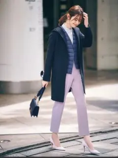 ユニクロ　スマートアンクルパンツ2WAYストレッチスリムテーパード