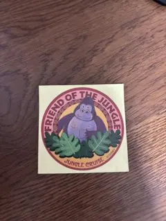 Disney ジャングルクルーズ ステッカー ゴリラ