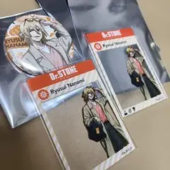 ドクスト Dr.STONE mixx garden 缶バッジ カード 七海龍水 - メルカリ