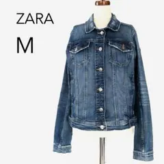 ZARA ザラ デニムジャケット Gジャン コットン M レディース 定番