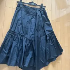 RITSUKOSHIRAHAMA りつこブラック フレアスカート アシンメトリーのサムネイル