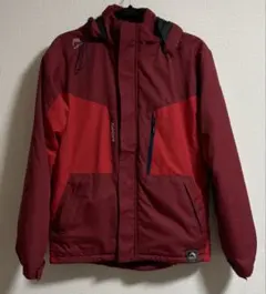 FieldCore フード付き赤ジャケット　S