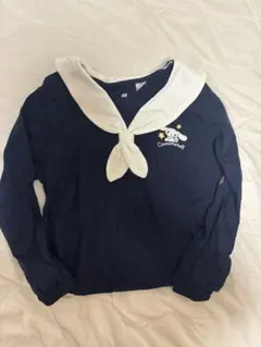 H&M シナモロール 長袖カットソー セーラーカラー　4-6y