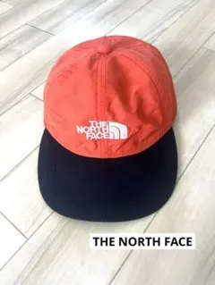 THE NORTH FACE フリースキャップ　オレンジ×ネイビー