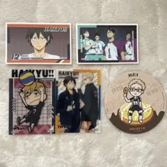 ハイキュー コースター、カード