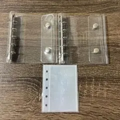 M5 リフィル付き 手帳 透明