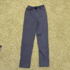 グレー ゴムウエスト パンツ