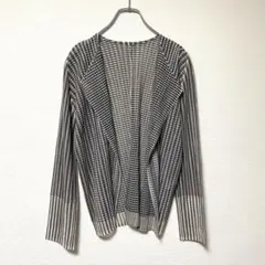 プリーツプリーズ☆イッセイミヤケ⭐︎地球柄カーディガン 【サイズ】2 極美品◎PLEATS PLEASE プリーツプリーズ イッセイミヤケ 2008SS
