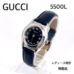 GUCCI 5500M メンズ腕時計 稼働品 新品電池交換済 新品社外ベルト